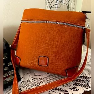 Beautiful camel color crossbody bag